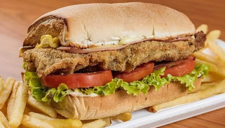 Sandwich de Milanesa de Carne Simple